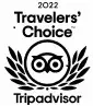 The logo for travelers' choice tripadvisor.